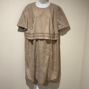 Studio C faux suede dress